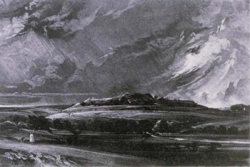 John Constable Old Sarum China oil painting art